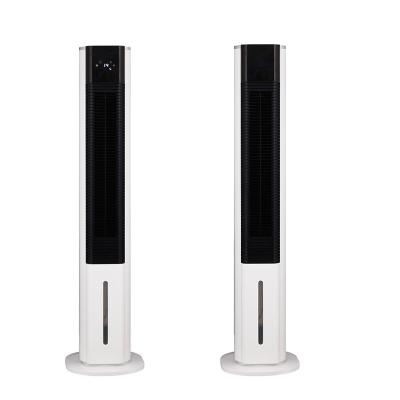 China 2021 New Design Remote Control Stand Electric Fan Water Tower Bladeless Fan With Remote for sale