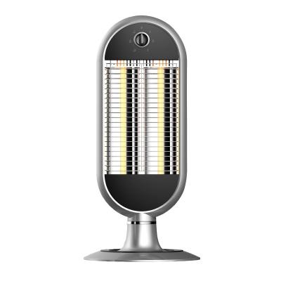 China New Popular Design 400/1000W Round Bedroom Halogen Heater Carbon Fiber Heater, Quartz Heater for sale