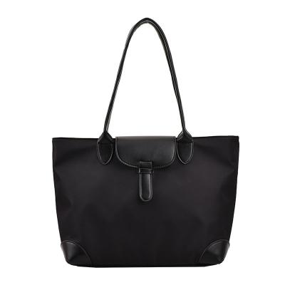 China Others 2023 new large-capacity fashion tote trend handheld simple leisure solid color shoulder women's bag for sale