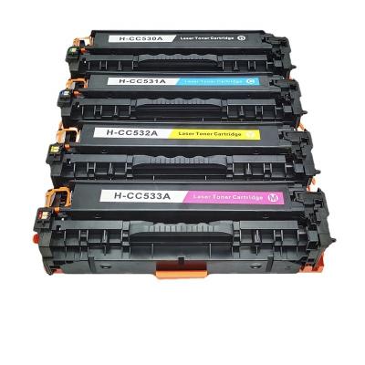 China COMPATIBLE Compatible HP CC530 CC533A CC532A CC531A CC530A Toner Cartridge For HP 2025 2026 2027 2024n 2024dn Color LaserJet CP2020 2024 for sale