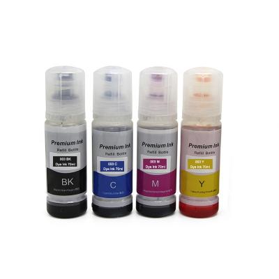 China Compatible Refill Premium Ink Color Epson 003 Ink For Epson L1110 L3116 L5196 L3110 Printer 001 Ink 003 Ink for sale