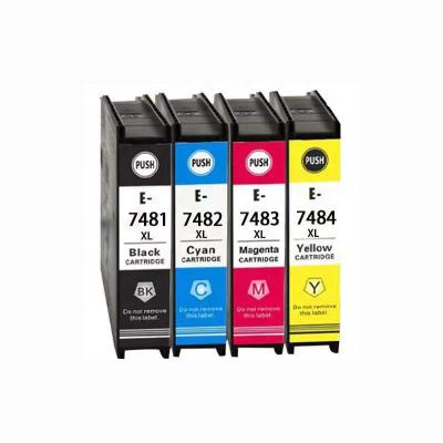 China Compatible Inkjet Ink Cartridge 748 T748 748XL T7481 for Epson WF-6090 WF-6530 WF-8090 T7481 Printer for sale