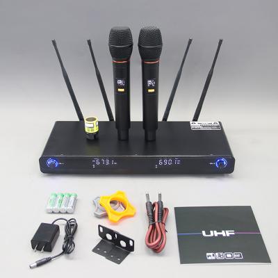 China Headset Microphone Manufacturer Supply Professional Uhf Wireless Karaoke Microphone for sale