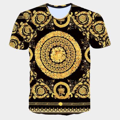 China New fashion custom anti-pilling yellow loose quick-dry t-shirt for men for sale