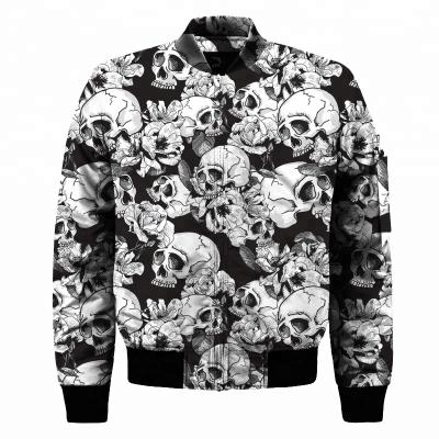 China Drop Shipping Casual Clothing 3D Breathable Custom Long Sleeve Digital Printing Winter Jacket for sale