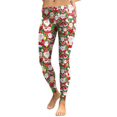 China Antibacterial We Are Drop Shipping Wholesale Custom MOQ 1 Pcs Women Sublimation Printed Christmas Leggings Manufacturer for sale