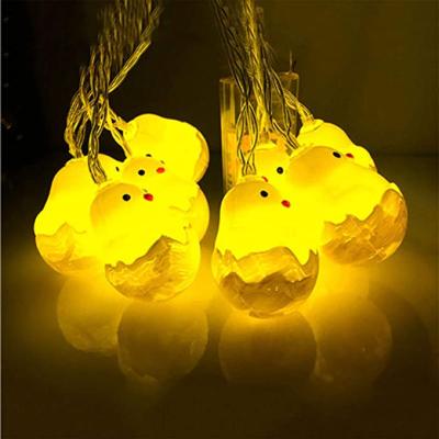 China Easter Light Chick Twinkle Fairy Lights for Birthday Party Wedding Indoor Eggshell Chick String Lights Easter Christmas Decorations for sale