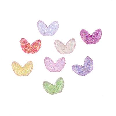 China Simple Custom New Design Rabbit Ear Shape Candy Shiny Colorful Cabochons For DIY Hair Clapping Hair Binding Rope for sale