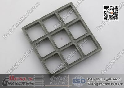 China Grey Color 38X38mm Fiberglass Grating for sale