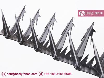 China Anti climb Razor Spikes | Fence Topping Spike | Powder Coated | Wall Security Spike | Hesly Brand | China Supplier for sale