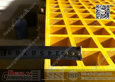 China 1.22 X 3.44m Fiberglass Reinforced Plastic Molded Grating | ABS Certificated for sale