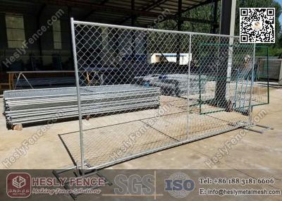 China 50*50mm opening size galvanised removable Chain Link tempoary fence for sale