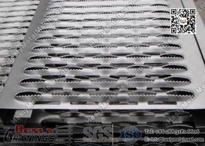 China Aluminum Metal Safety Grating With Serrated Surface | China Safety Grating Factory for sale