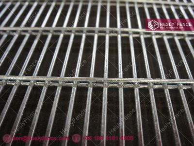 China Clear View Security Mesh Fence | 2D 358 Anti Climb Mesh Panel | 1/2