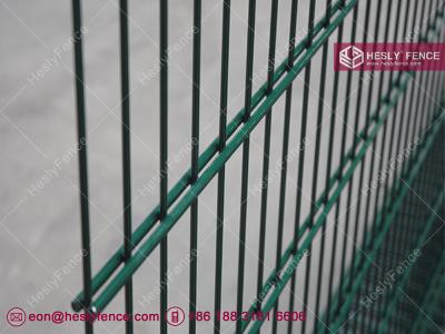 China 868 Double Wire Mesh Fencing | Sports Perimeter Fence | 6.0mm twin horizontal wire | Rigid Mesh Panel | Powder Coated for sale