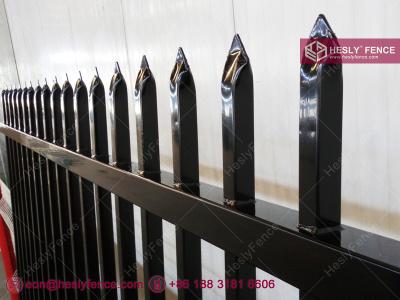 China 1800X2400mm Garrison Metal Tubular Fence for sale | China Steel Picket Fence for sale