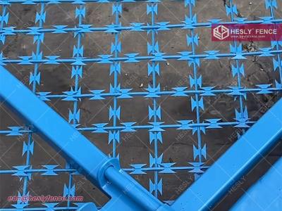 China 2.2mX6.0m Welded Razor Mesh Fencing 3