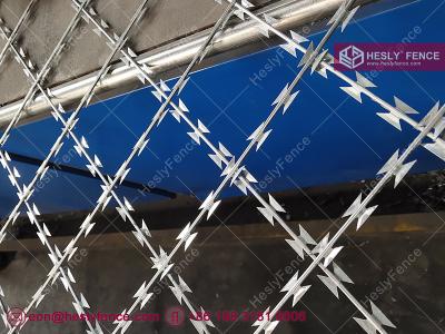 China Welded Ripper Razor Mesh Fencing | H2.5mX6.0m | 75X150mm diamond hole | CBT-65 | CBT-60 - HeslyFence_CHINA for sale