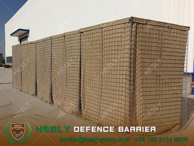 China China HESLY Bastion Barrier Blast Wall | Gabion Barrier lined Heavy Duty Geotextile for sale