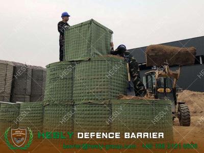 China 2.13m high X 1.06m width Military Defensive Gabion Barrier  | China Sand Barrier Supplier for sale