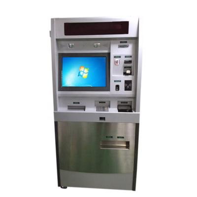 China SDK Multi Function Cash Dispensing Reusing Payment Kiosk ATM Machine with Reader Cash/Passsort Scanner/Coin/Card Dispenser for sale