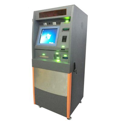 China SDK Self Service Ticket Vending Cash Payment Kiosk ATM Machine/Automatic Teller Machine with Cash Acceptor/Dispenser for cash in/out for sale