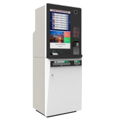 China Super Quality Steel Self Service Cash In Cash Multi Payment Kiosk Foreign Currency Exchange Machine With Cash Acceptor Dispenser Change for sale