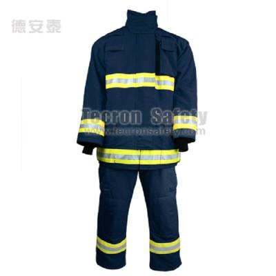 China CERTIFIED EN 469 FIRE FIGHTING jacket trousers and bib FITS 4 LAYERS GEAR STRUCTURE for sale