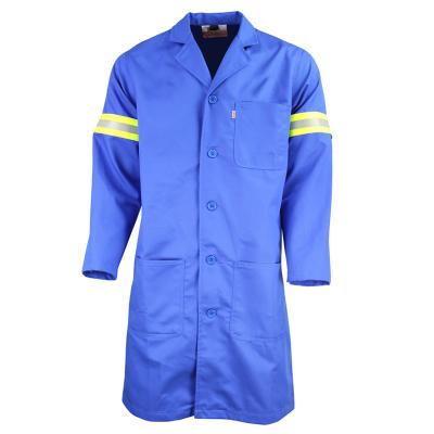 China Tecron Safety TC Lab Coat Breathable Acid Resistant Chemical Lab Coat Protective Coat for sale