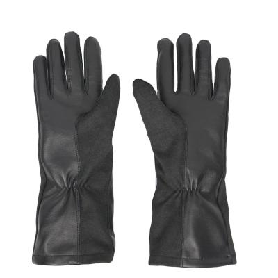 China OEM/ODM Aramid Knitted Nomex Summer Military Pilot Fire Retardant Leather Gloves for sale