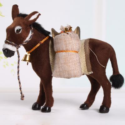 China 2021 Vivid Animal Factory Price Stuffed Donkey Toy Custom Donkey Plush Toy for sale