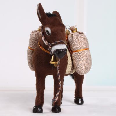 China 2021 Vivid Animals Factory Price Toy Plush Animals Promotional Toy Donkey Plush Toy for sale