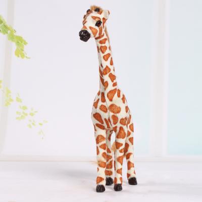 China Animal Plush Toy Giraffe Outdoor Garden Decoration High Quality Vivid Animal Simulation for sale