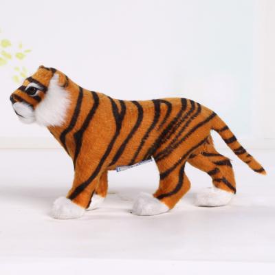 China 2021 Vivid Tiger Tail Plush Toy Animals Factory Price Tiger Animals Plush Toys for sale