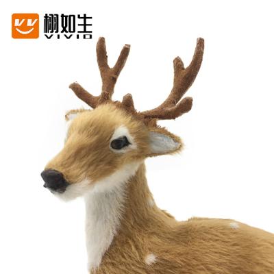 China Factory Price Christmas Decorations Deer Plush Toy Pillow Plush Toy Deer Christmas Decorations 2021 for sale