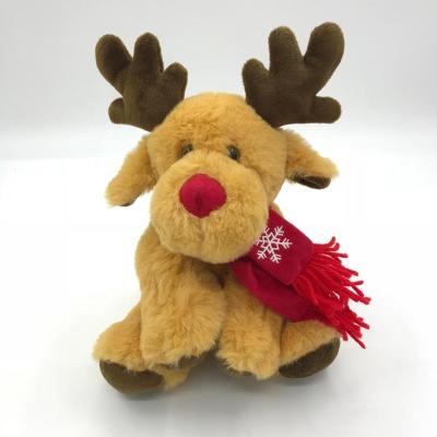 China Promotion Christmas Winter Elaphurus davidianus davidianus reindeer deer moose custom stuffed plush toys for sale