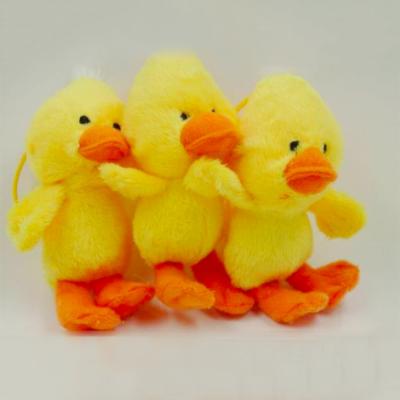 China Promotion Gift Soft Key Chains Wholesale Stuffed Toy Keychain Plush Duck Key Chain for sale