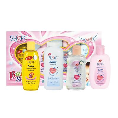 China 4 Pieces Baby Care Series For Shampoo, Lotion, Oil, Powder 50055 for sale