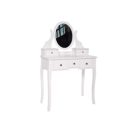 China Competitive price durable bedside and set mirror modern European make up dressing table for sale