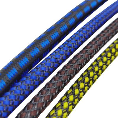 China High quality and best price product hot sale natural finish cotton uv radiation resistant braided electrical cable sleeving for sale