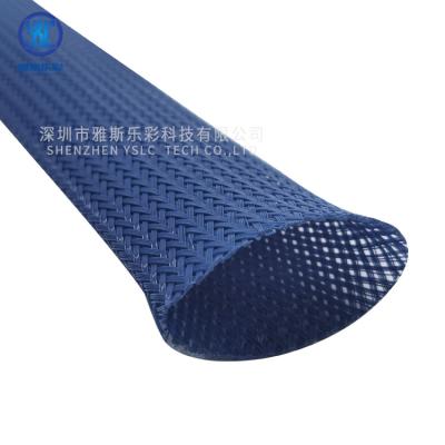 China Cable Protector Sleeve Durable And Flame Retardant Reverse Braided Sleeving Cable Protector for sale