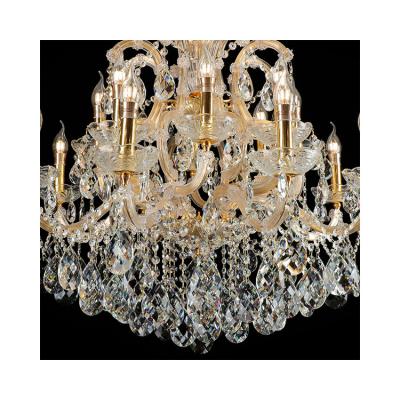 China Factory Price Nordic Luxury Crystal Glass Chandelier Modern Glass Pendant Light Hanging for sale