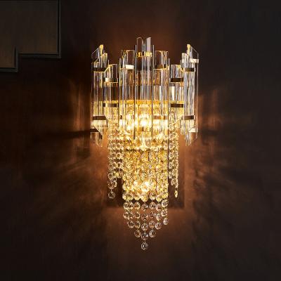 China Lighting Functions Like Decorative Luxury Wall Light Lamp Modern Bedroom Decor Crystal Lamp Sconce for sale