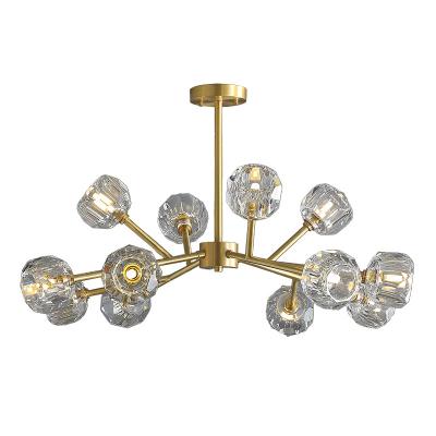 China Modern Hot Selling Customizable Modern Decorative Light Bulb Indoor Living Room Luxury Chandelier for sale