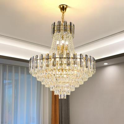 China Luxury Modern Gorgeous Hotel Lobby Lighting Nordic Villa Bedroom Living Room Crystal Chandelier for sale