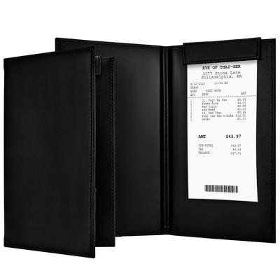 China Ideally Suitable for Holding Wholesale Leather Pockets Folder Guest Check Magnetic Presenter Hotel Restaurant Bill Holder for sale