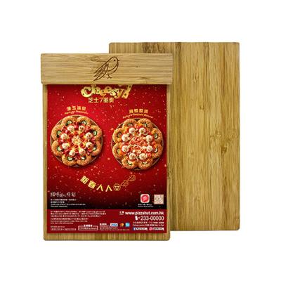 China Custom Restaurant Logos Wooden Bill Folder Wooden Food Menu for sale