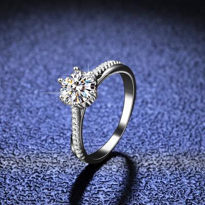 China Wedding Wholesale 925 Sterling Silver Wedding Rings Zircon Diamond Rings Rings 925 Valentine's Day Gifts dropshipping for sale