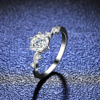 China Wedding Wholesales Factory 925 925 Rings Zircon Diamond Rings Sterling Silver Wedding Rings Dropshipping Women Gifts for sale