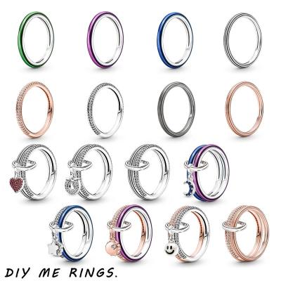 China 2021 New Arrival Luxury High Quality DIY Jewelry charm nickel free rings fit 925 sterling silver i pandoraers charms for sale